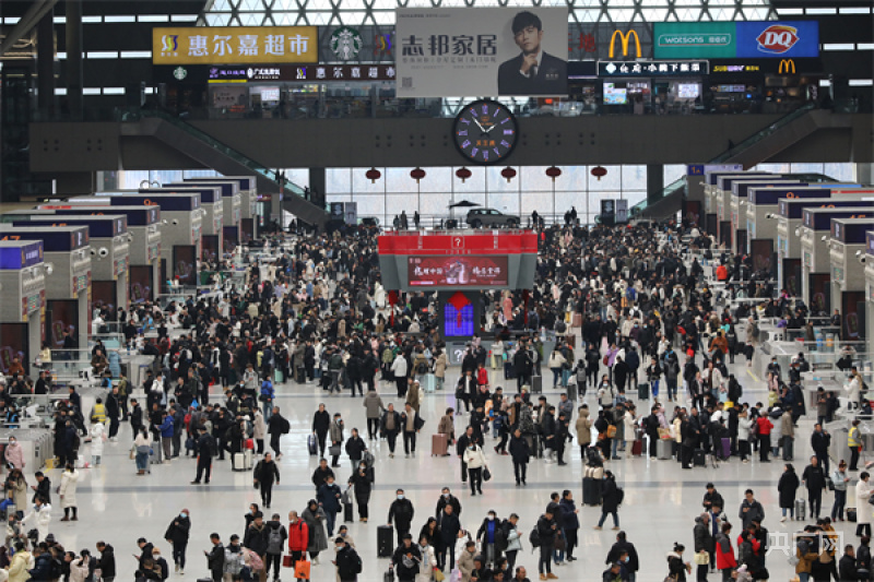 2024年春运收官！郑州站40天发送旅客11137万人次(图3)