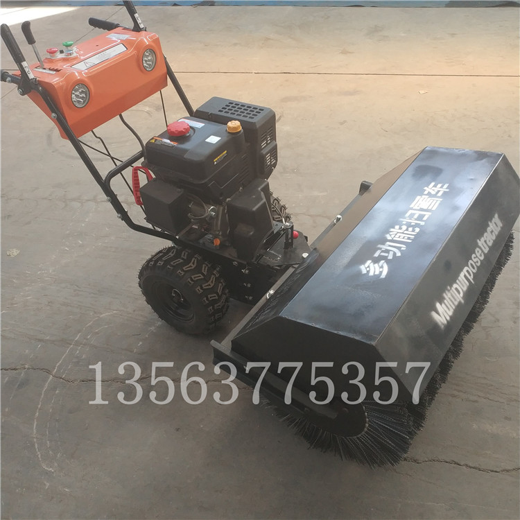 新款小型扫雪机厂家汽油手扶式扫雪车冬季(图1)